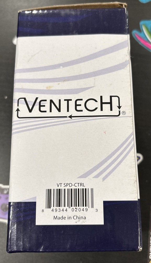 VenTech Variable Dial Router Fan Speed Controller HIGH/MED/LOW, VTSPD-CTRL
