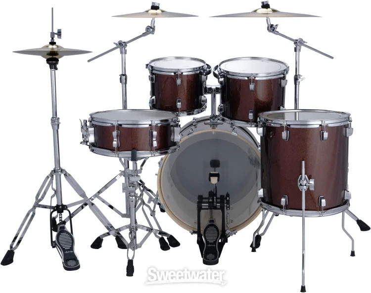 Ludwig Evolution 5-piece Complete Drum Set - Caramel Sparkle