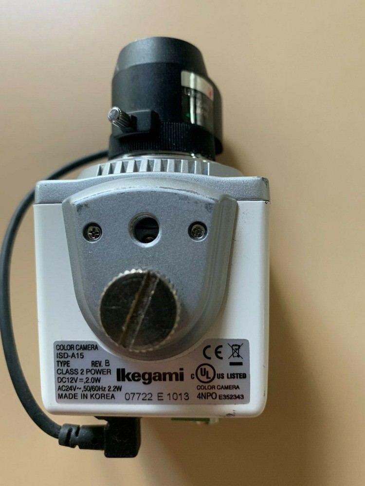 Ikegami ISD-A15 Hyper Wide Light Dynamic Compact Cube Color Camera with Lens