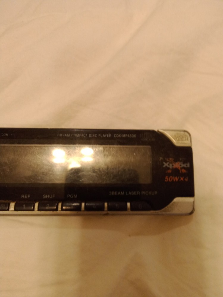 Sony CDX-MP450X Face Plate Only (Used).