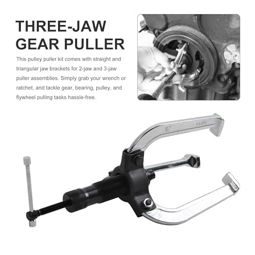 10 Ton Hydraulic Gear Jaw Pulling Bearing Separator Puller Set Kit