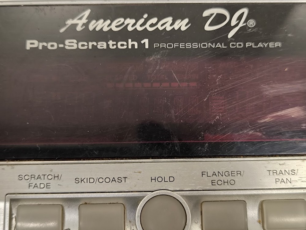 American DJ Pro-Scratch 1 CD Player - Power Tested