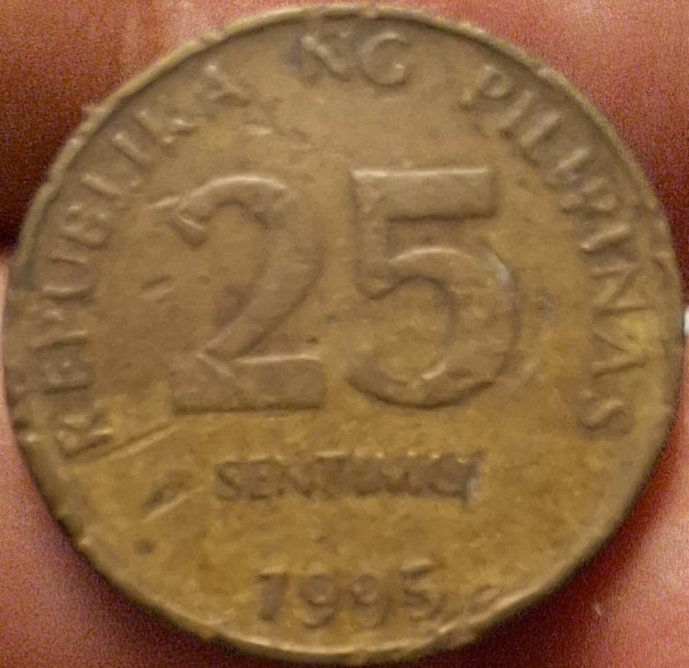 Philippines 25 Sentimos 1995 VG