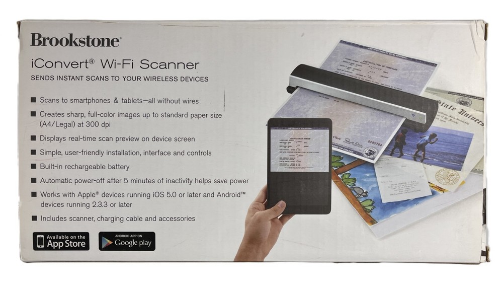Bookstone Convert WIFI Scanner S400W **Read**