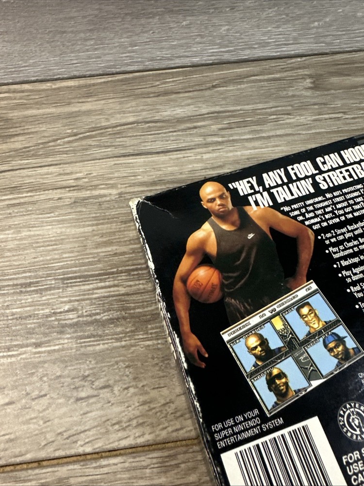 Barkley Shut Up and Jam! (Super Nintendo | SNES) Authentic BOX ONLY