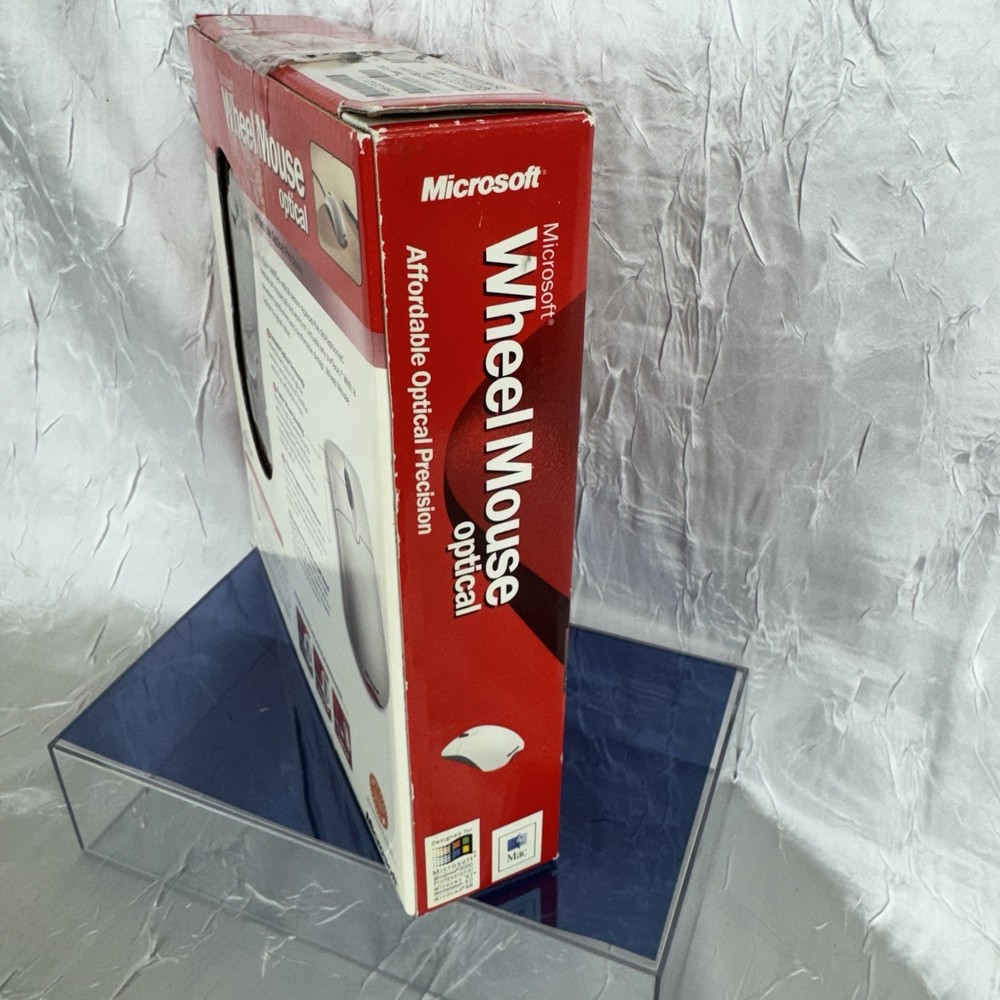 Microsoft Wheel Mouse Optical Boxed w/ Sticker IntelliPoint 4.0