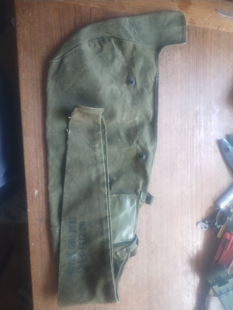 ORIGINAL WWII US ARMY INFANTRY M13 BROWNING m1919 m1919a4 CANVAS COVER CASE grn
