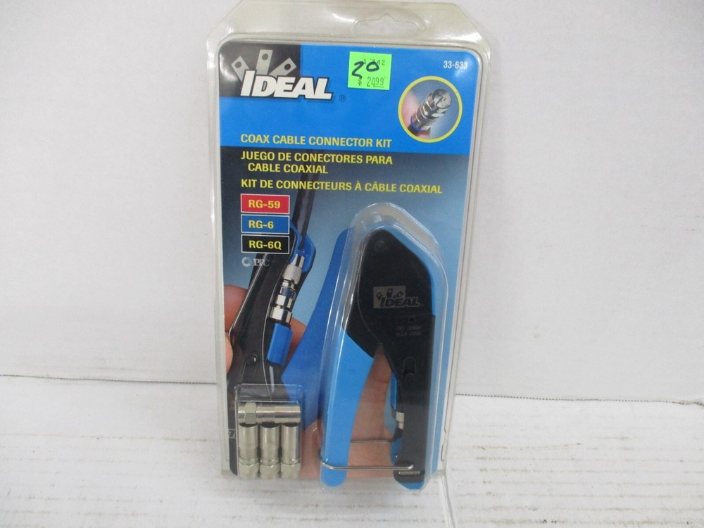 Ideal Coax Cable Connector Kit