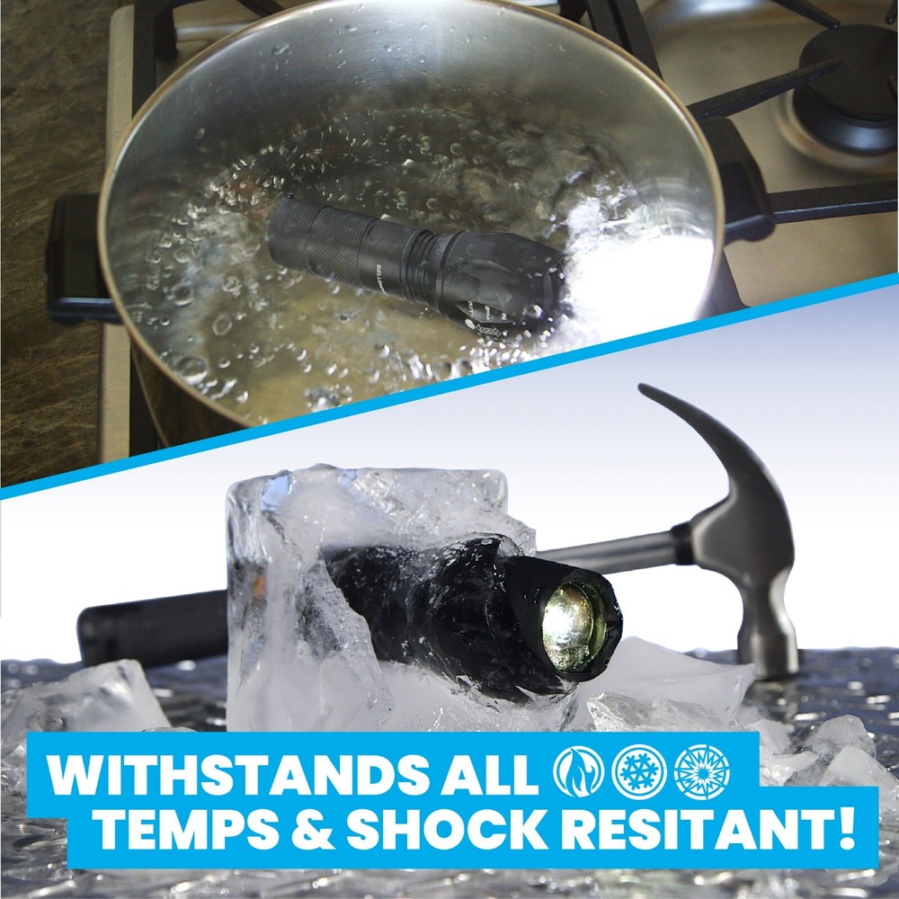 Bell + Howell Tac Light High Performance Ultra Bright Flashlight - 3 Pack