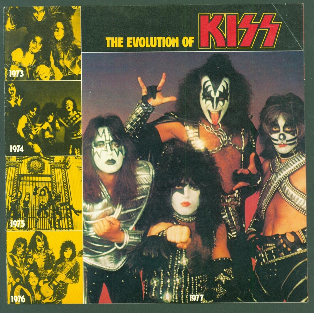 The Evolution of KISS Vintage Insert Booklet 1977 CB1