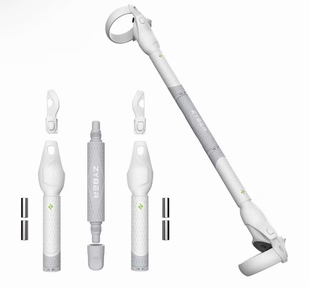 ZYBER Golf Club Attachment for Oculus Quest 2 Accessories, Controller Extender