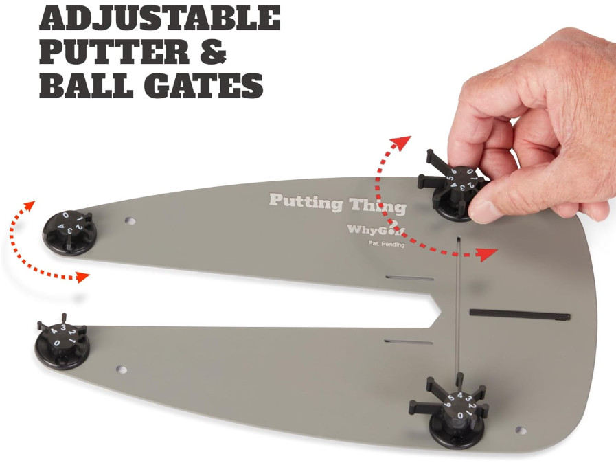 Putting Thing – Golf Training Aid for Accuracy & Green Reading Tool Practice Set