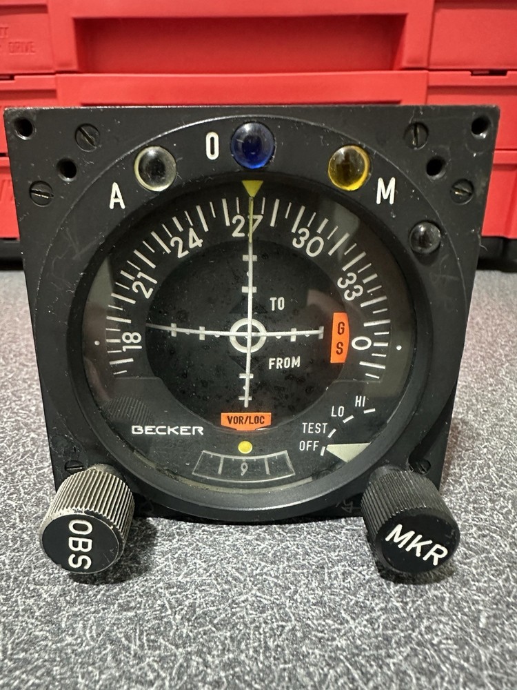 BECKER NI 2020 VOR/ILS INDICATOR NAV-2000