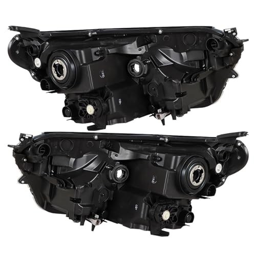 Driver & Passenger Side Headlights Assembly Left & Right Headlamps Assembly