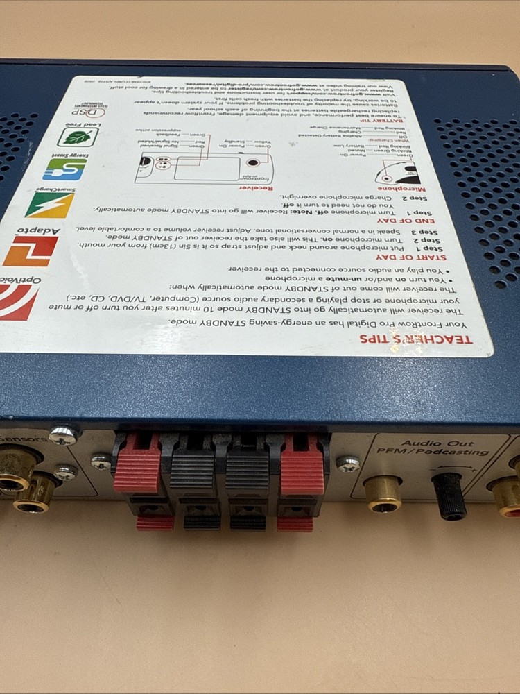 Frontrow Pro Digital 940R Classroom Amplifier - TESTED