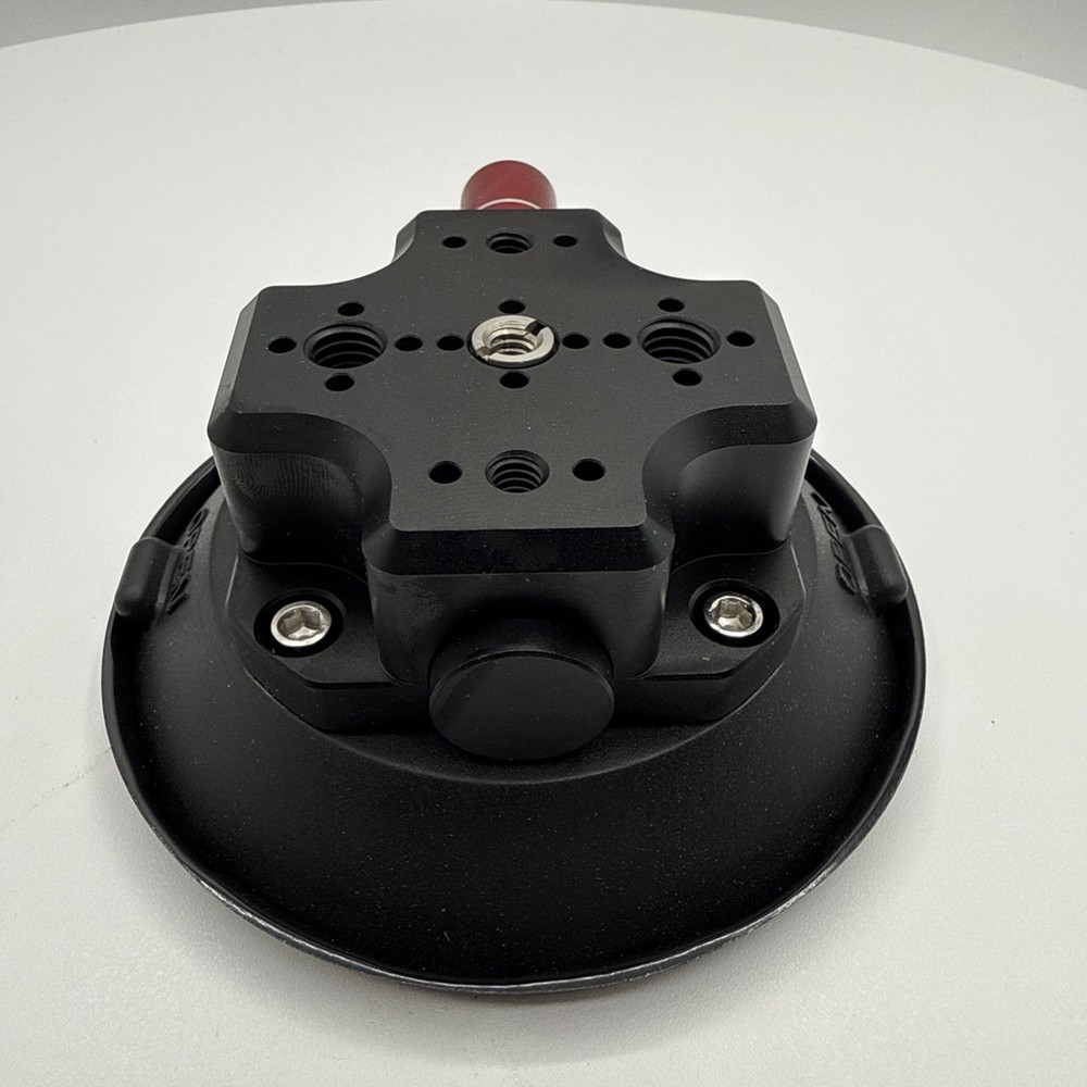 Camera Suction Cup Mount, 4.5" Pump-actived Vacuum Suction Mount Black