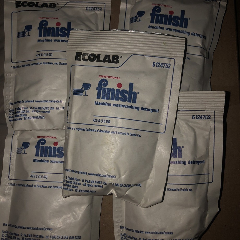 Ecolab Institutional Finish Machine Dishwashing Warewashing Detergent Airbnb 5pk