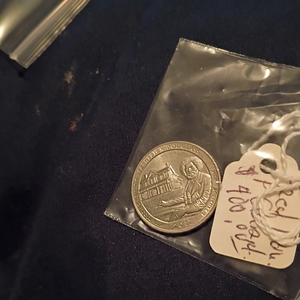 RARE 2017-P Frederick Douglass Quarter Offset Error