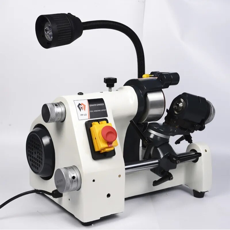CE 220V U3 R8 Collets Universal Cutter Grinder Drill Sharpener Sharpening