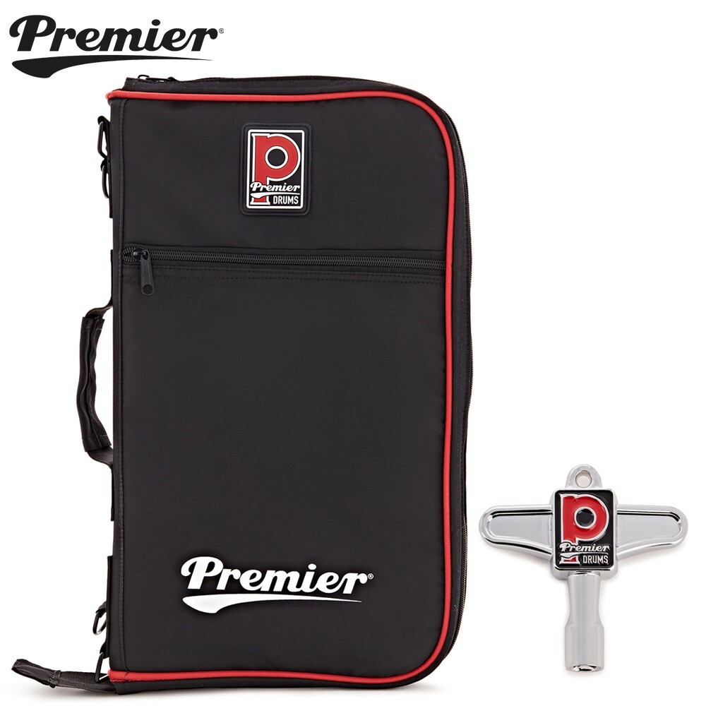 Premier Drum Stick Bag And Drum Key Bundle