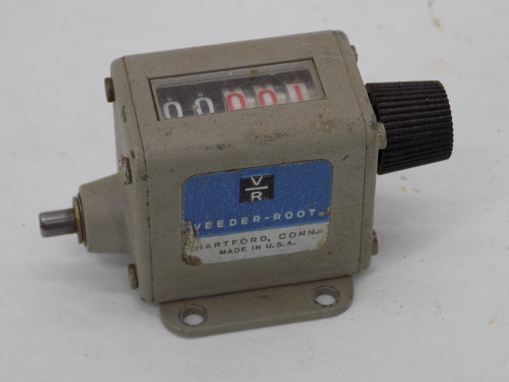 VINTAGE VEEDER ROOT 5 DIGIT COUNTER USED