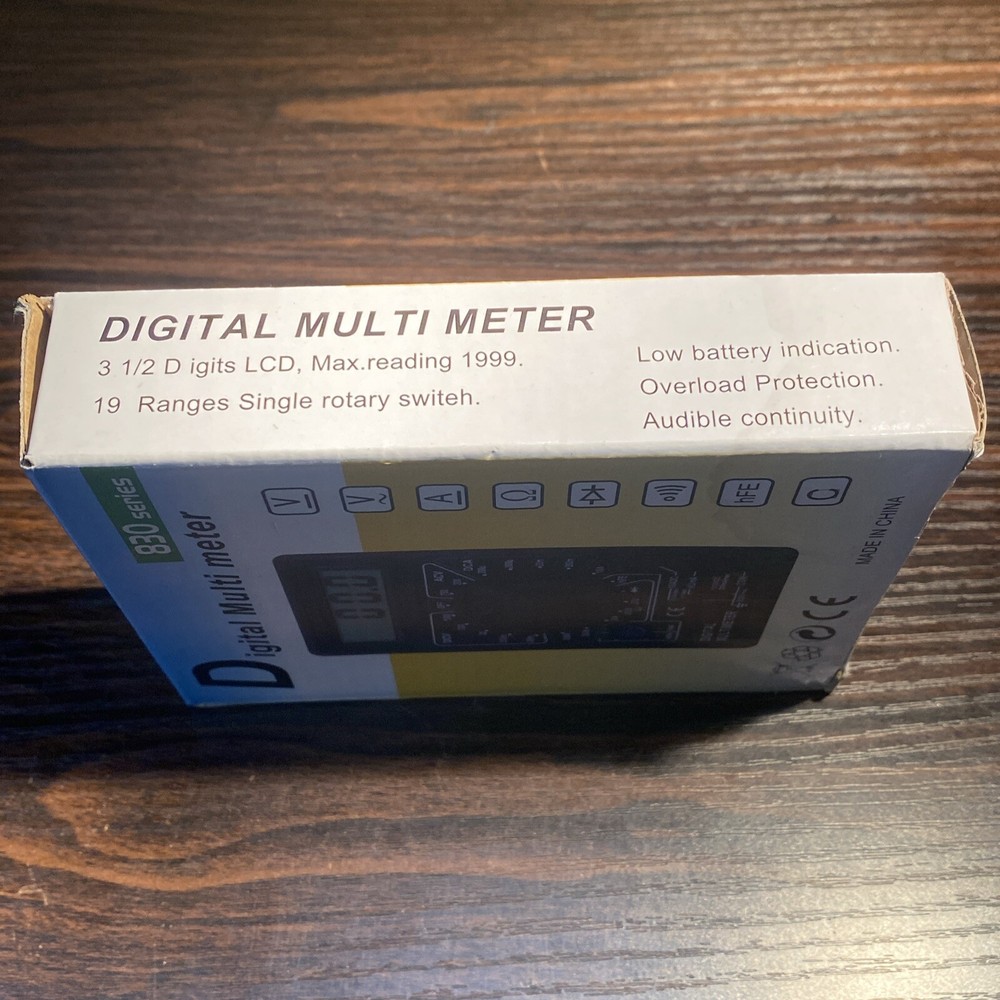New Series 830 Digital Multi Meter Tester Color Yellow