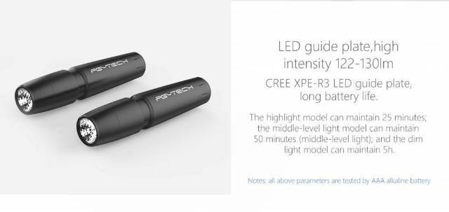 PGYTECH Landing Gear Extensions LED Headlamp Set for MAVIC 2