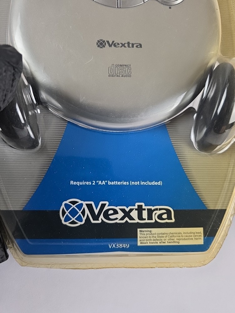 Vintage Vextra CD Player NEW/SEALED Programmable Memory Silver