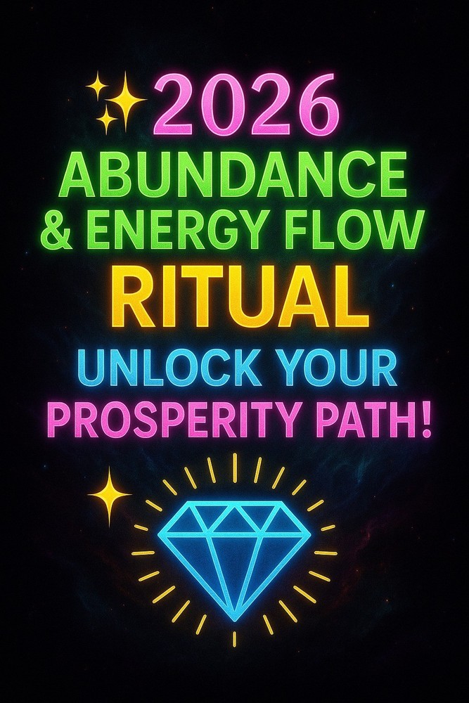 ✨ 2026 Abundance & Energy Flow Ritual – Unlock Your Prosperity Path! 💎
