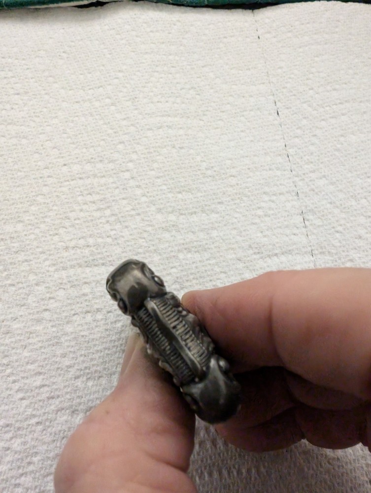 Sterling Silver Match Safe/Case Native American