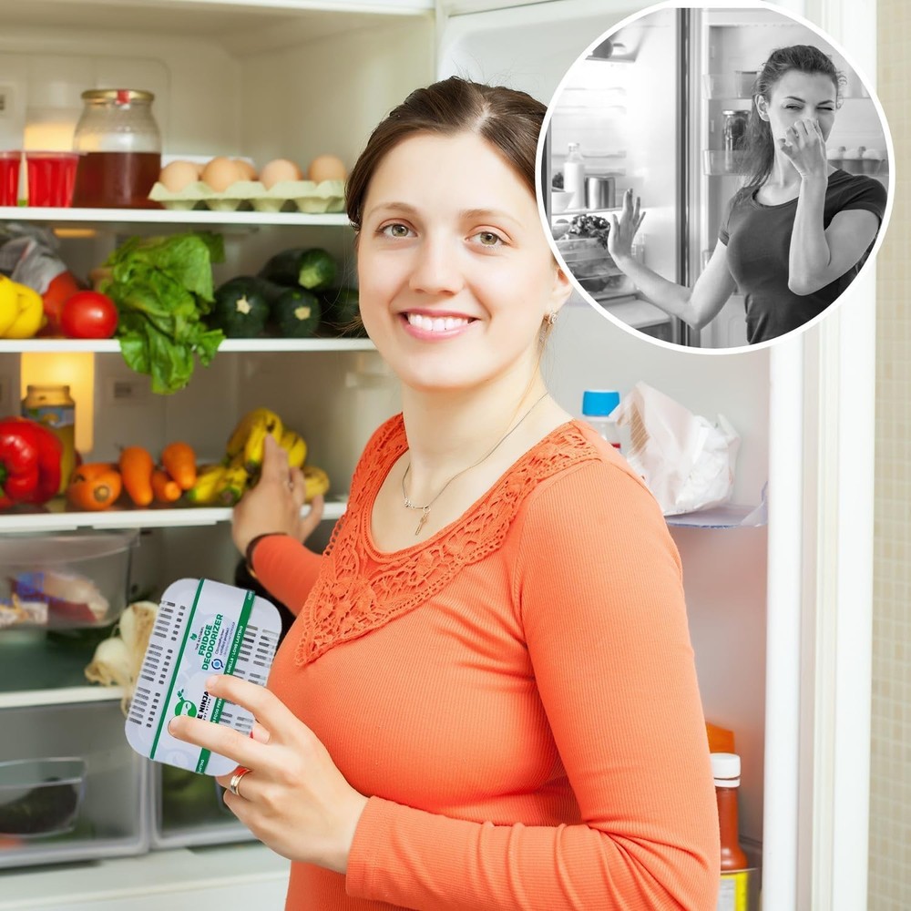 Ultimate Refrigerator Odor Eliminator – 12- Unscented Deodorizer Solution