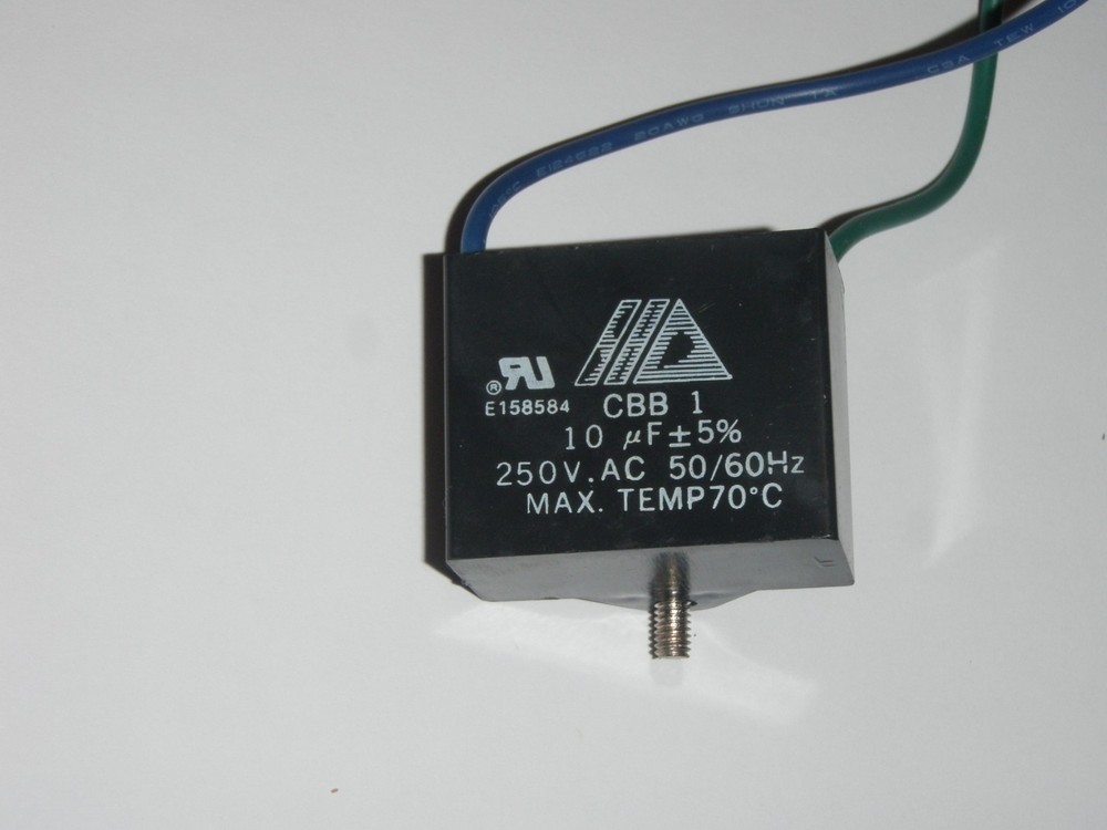 Run Capacitor for Motor in Magic Chef Bread Maker Machine Model CBM 250 (250-2)