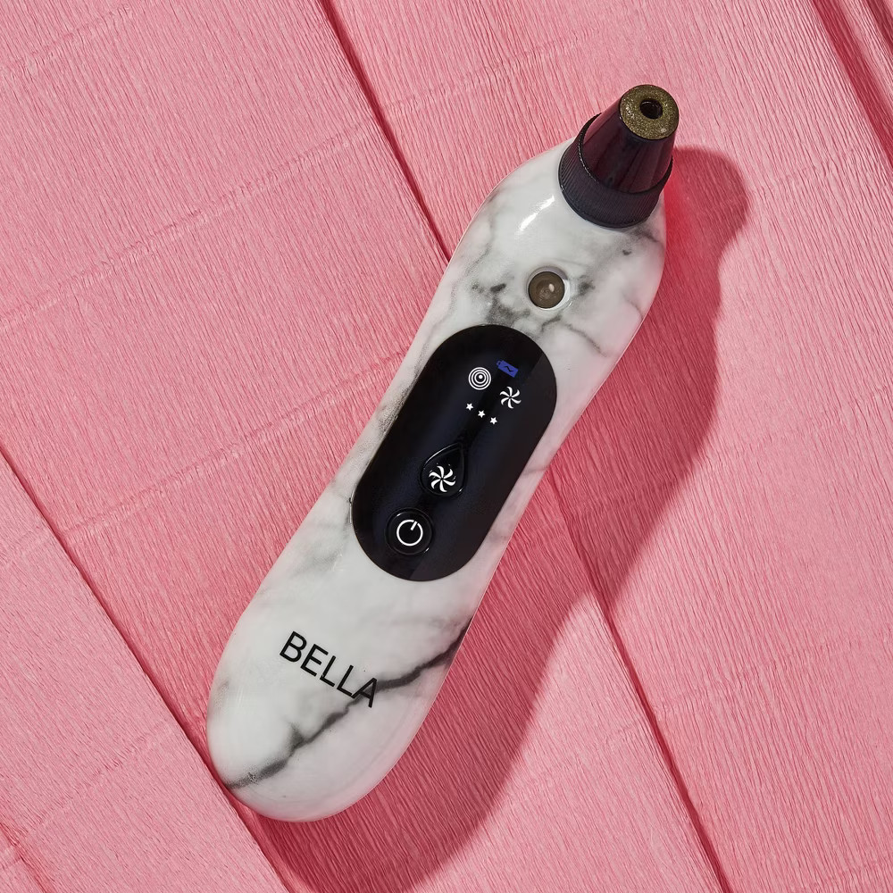BELLA 3-in-1 Microderm Pore Extractor & Micro Mister White Marble