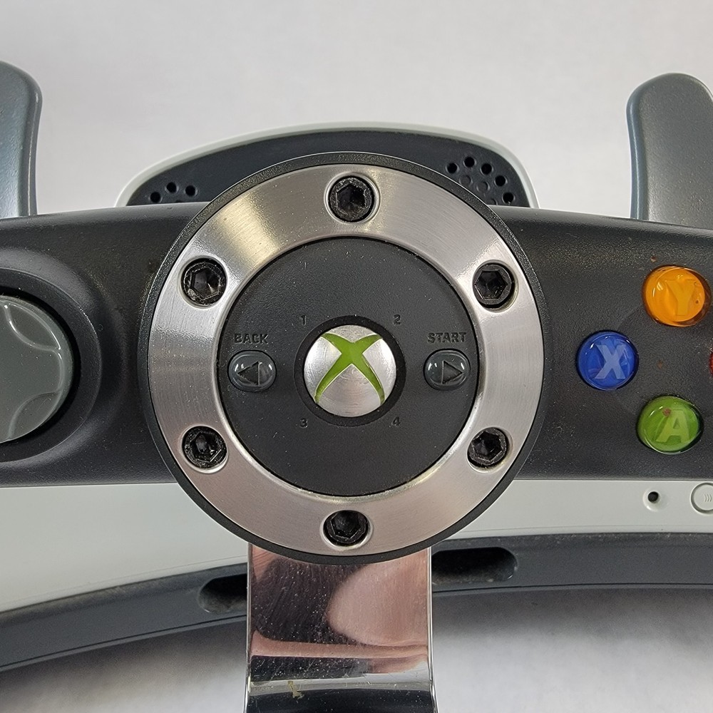 Microsoft Xbox 360 Wireless Racing Steering Wheels Controller & Pedals Only