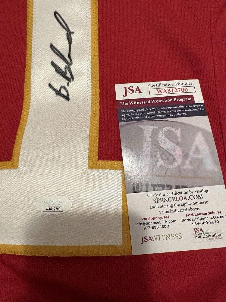 Bashaud Breeland Signed Autograph Custom Jersey (JSA COA) KC Chiefs