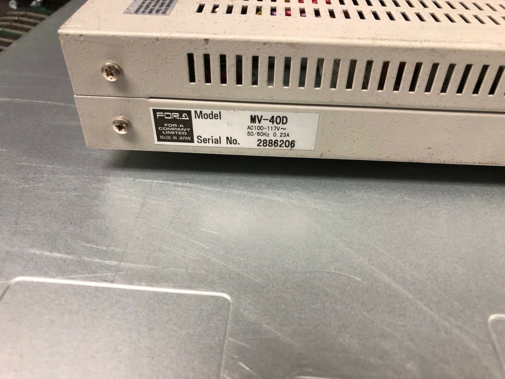 FOR-A MV-40D MULTIVIEWER FOR.A MV-40D