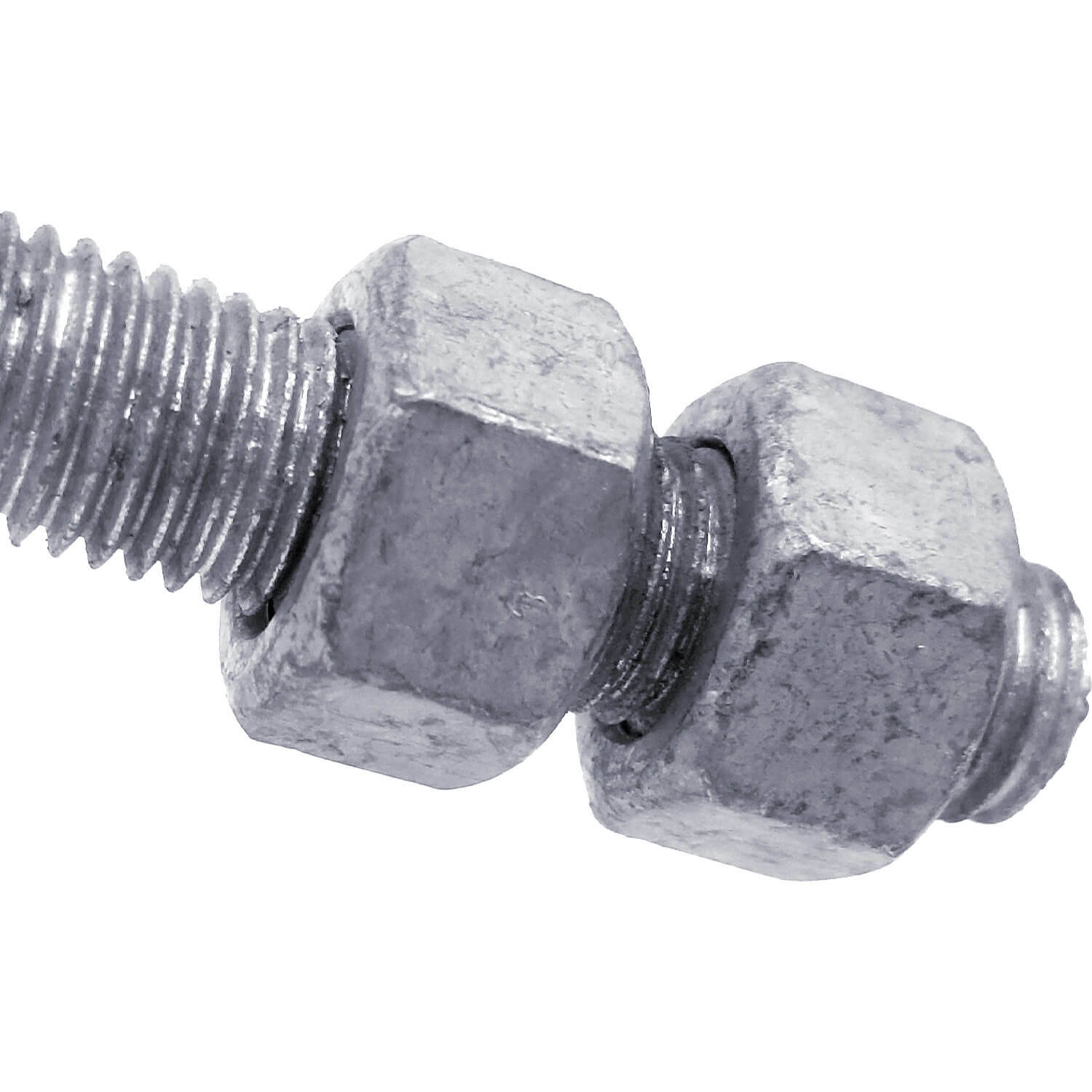 Chain Link Gate J-BOLT HINGE: 5/8" pin Threaded J-Bolt Post Hinges (4 lengths)