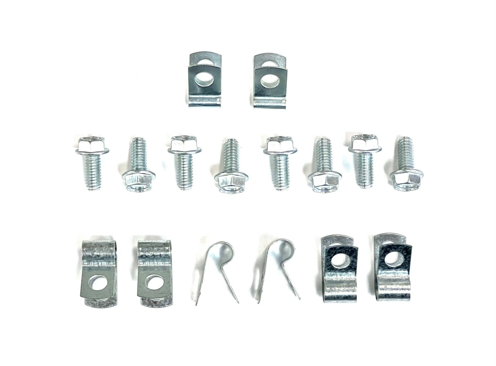 Complete Galfan Coat Steel Prebent Brake Line Kit For Front Power Disc Rear Drum