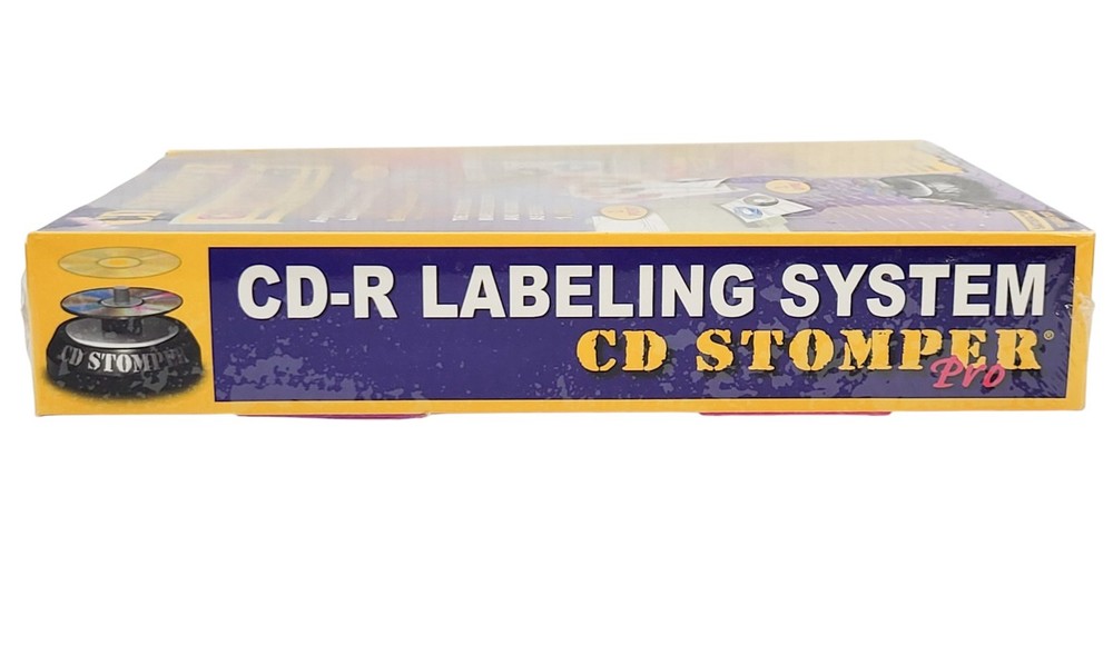 CD Stomper Pro CD Label System Design Applicator Kit PC Mac Software+Starter kit