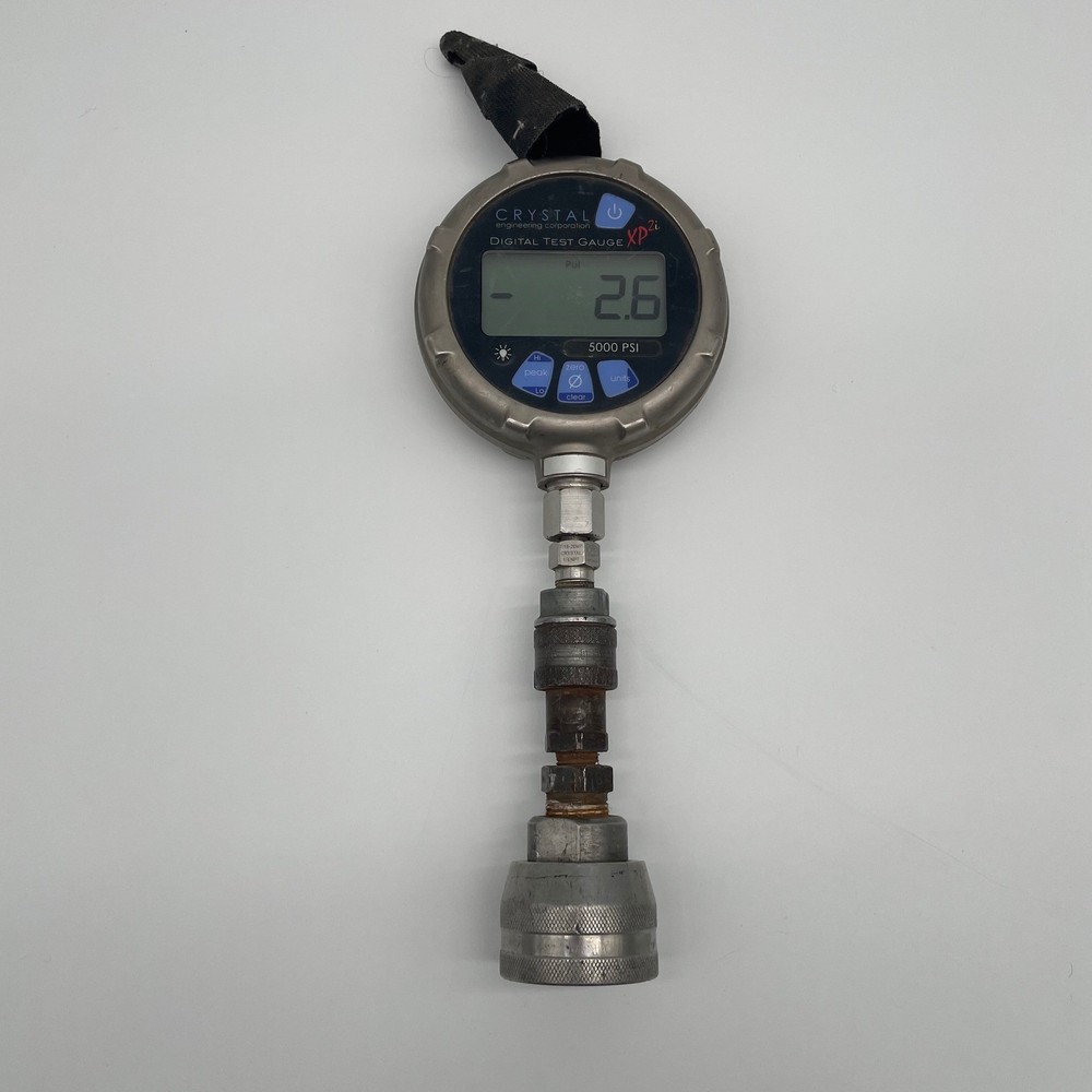 Crystal Engineering XP2i 5000 PSI Digital Test Gauge DataLoggerXP Enabled