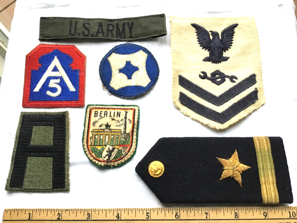 World War 2 patch collection