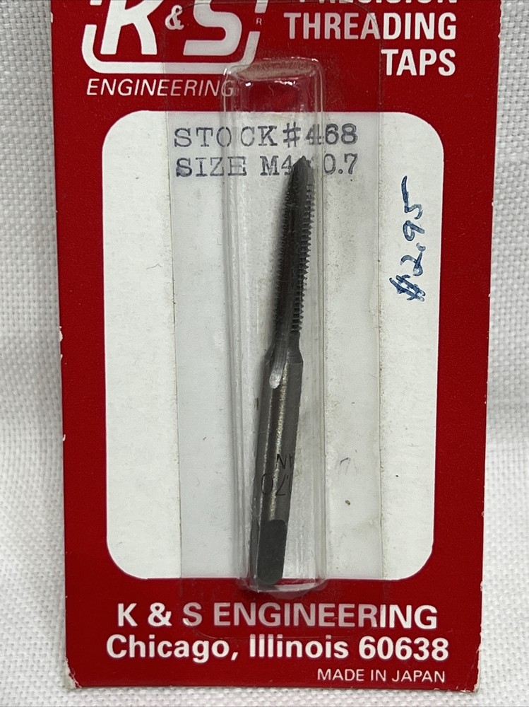K-S 4mm Tap #468 New t3