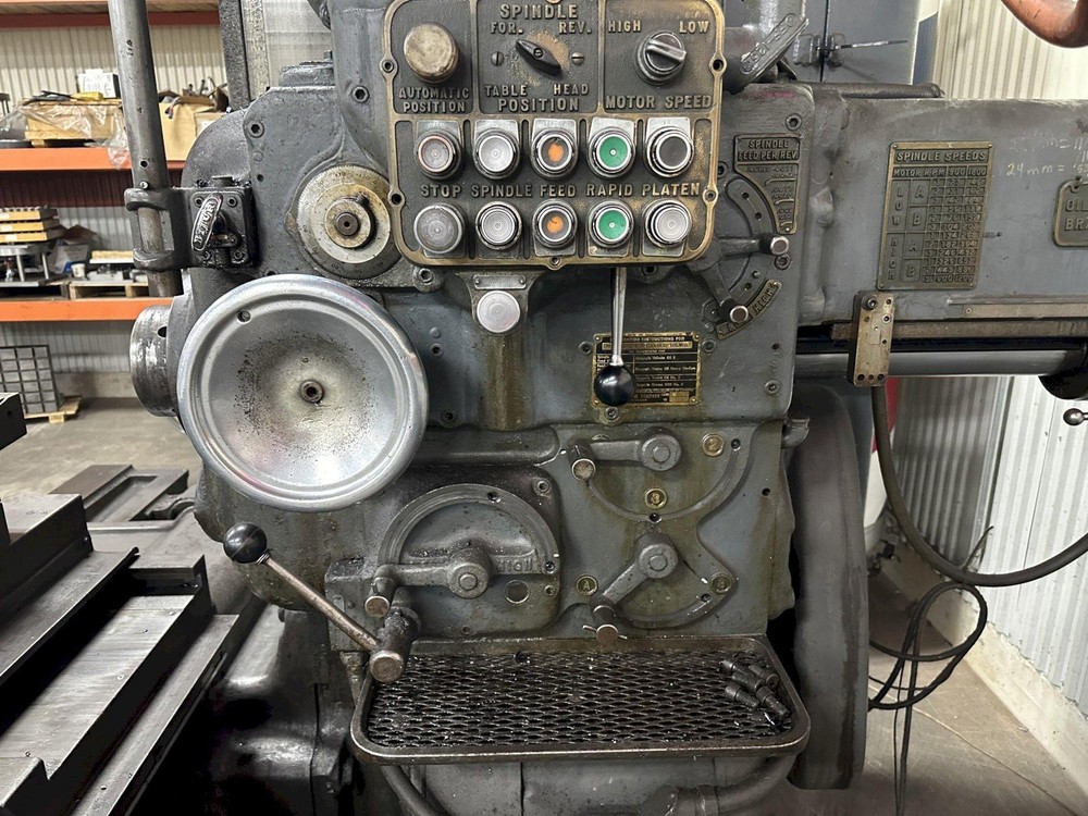 3" DEVLIEG 3B-48 HORIZONTAL BORING MILL. STOCK # 0255124