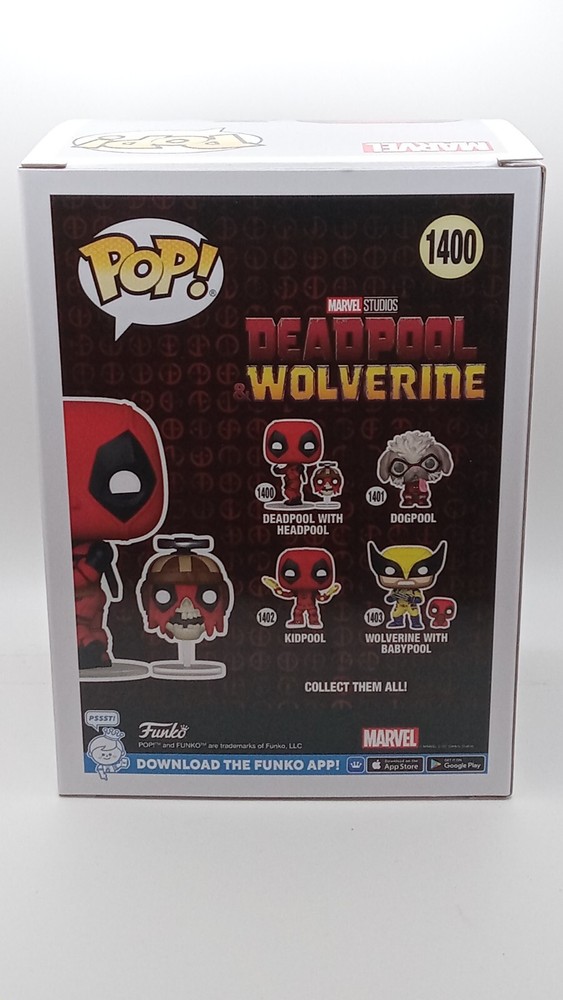Funko Pop! Deadpool with Headpool 1400 Marvel Deadpool Wolverine