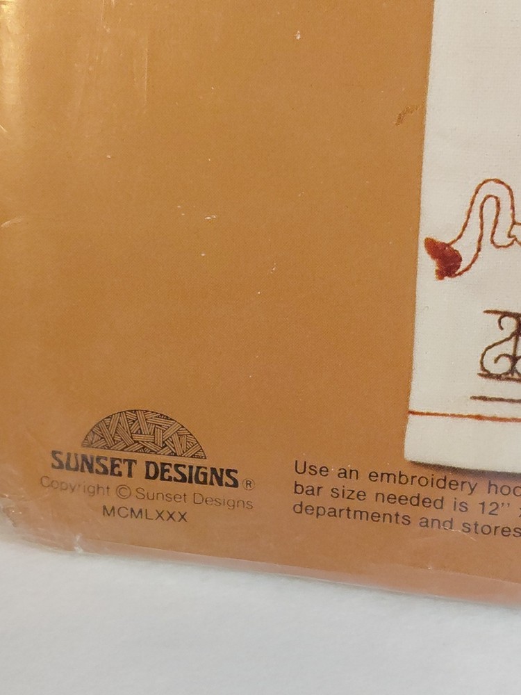 Sunset Stitchery Kit "Housework Is" Embroidery Dowel Beads New