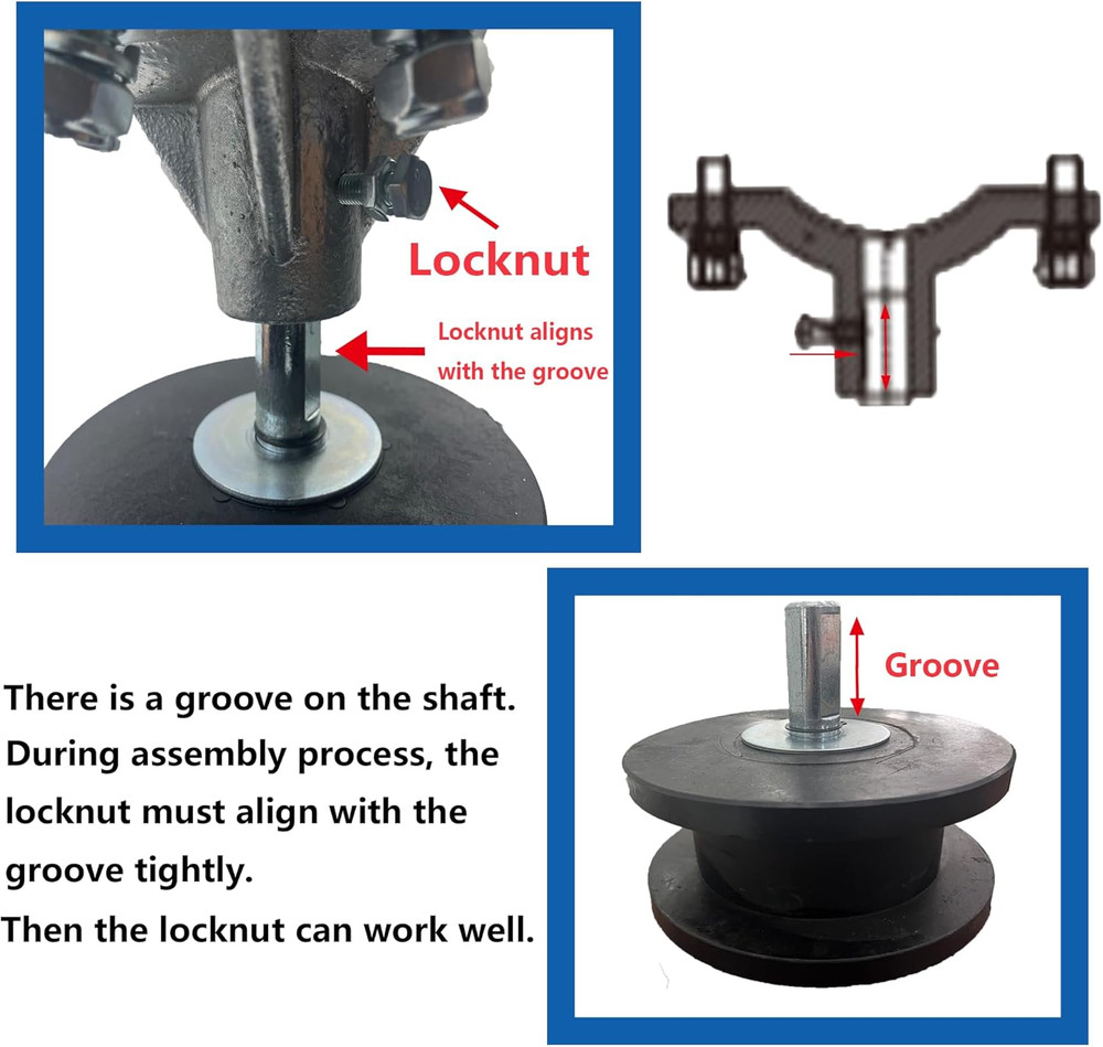 Nylon Sliding Cantilever Gate Rollers for 4" Square Post, 2" Square Chain Link F