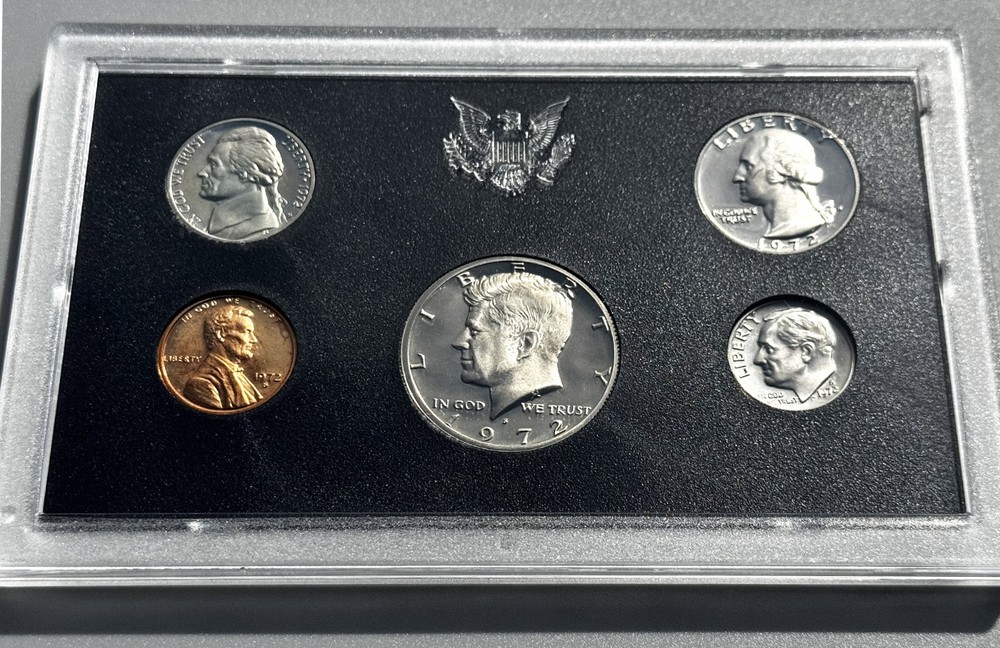 1972-S US Mint Proof Set Coins, Complete with Original Packaging OGP (Ref. 72)
