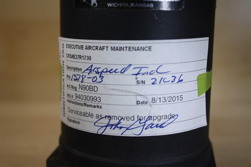 Beechcraft Airspeed Indicator 109-384003-3