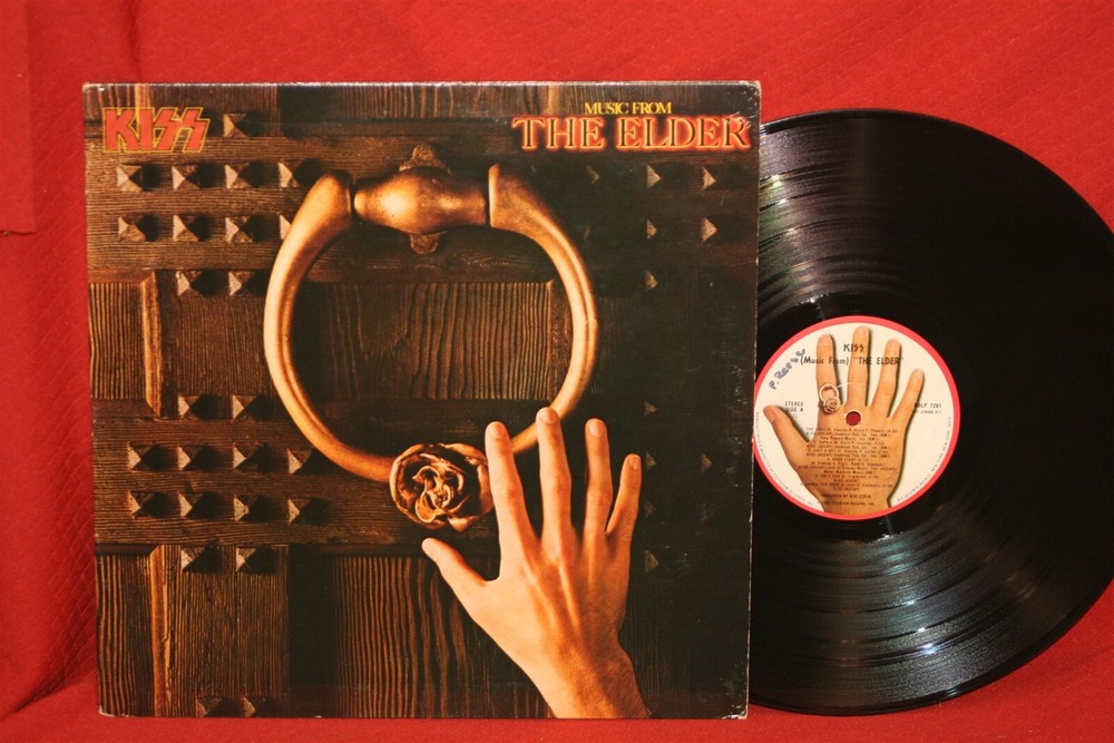 Kiss The Elder 1981 Casablanca 7261 LP Record Lyric Inner Sleeve MINT-
