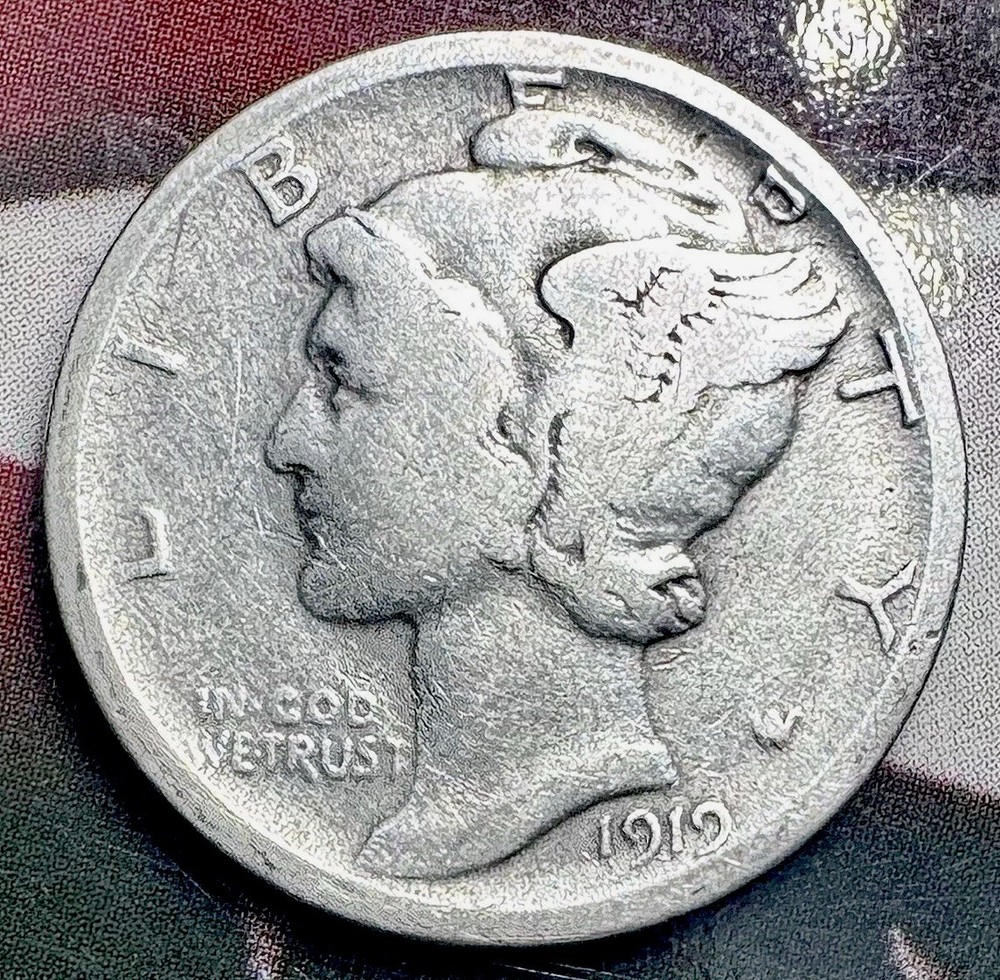 1919 d mercury dime
